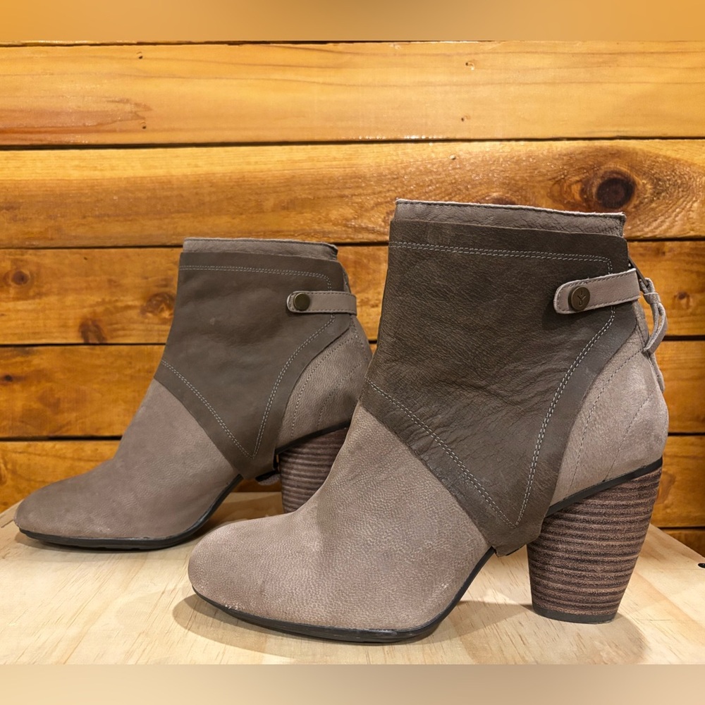 EMU Australia Neapean boots in brown and tan